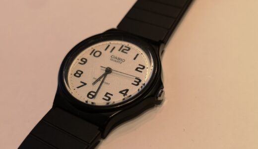 【簡単】カシオの腕時計MQ-24”チープカシオ”の電池交換方法